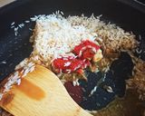 塩辛で簡単本格フライパン魚介パエリア作り方3写真
