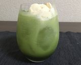 超簡単！抹茶クリームソーダ♬作り方4写真