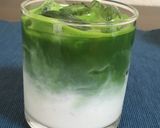 綺麗で美味しい✨二層の抹茶ラテの作り方作り方6写真