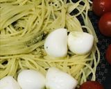 モッツァレラチーズ＆ジェノベーゼパスタ作り方3写真