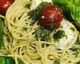 モッツァレラチーズ＆ジェノベーゼパスタ作り方4写真
