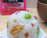 うめこと胡桃と枝豆のおむすび作り方6写真