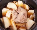 ほっこり☆鯖缶とカブの煮物作り方3写真