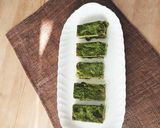 卵1個♪宇治抹茶のほろ苦いチーズケーキ作り方8写真