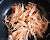 ピリ辛きんぴら大根作り方3写真