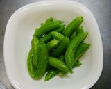 味付け1つ＆包丁まな板不要！簡単エンドウ作り方1写真