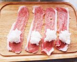 我が家のひとくち肉巻きおにぎり弁当☆森作り方1写真