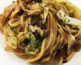 簡単♩みつせ鶏むねフレーク焼きそば作り方4写真