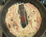 卵が固まらない！カルボナーラ作り方8写真