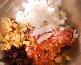 手ごねでも簡単！野菜たっぷり手作り豚まん作り方4写真