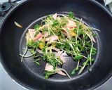 豆苗の卵炒め作り方8写真