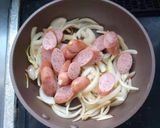 ウインナーと玉ねぎの卵とじ作り方5写真