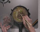 肉豆腐のふわ玉とじ作り方3写真