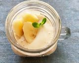 甘酒と豆乳、バナナのスムージー作り方3写真