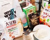 プロテインチョコケーキ作り方1写真