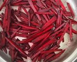 ビーツのきんぴら 簡単な味付け☆作り方2写真