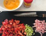トマ玉のとろとろ炒め作り方1写真