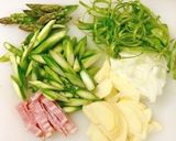 グリーンアスパラの冷製スープ作り方1写真