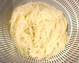 玉子と生姜のあんかけにゅうめん作り方1写真