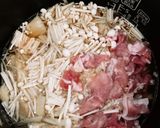 ピリッと辛いえのきとお肉の炊き込みご飯作り方5写真