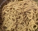 蕎麦で簡単ペペロンチーノ作り方5写真
