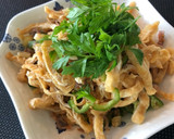 みょうがと油揚げのおかか和え作り方4写真