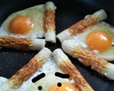 ちくわde仕切り目玉焼き☆作り方3写真