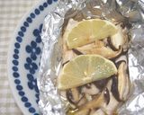 むね肉と椎茸のレモンホイル焼き♪作り方11写真