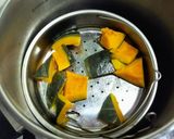 かぼちゃ餡のクレープ包み作り方1写真