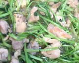 鶏モモとみぶなの炒め煮びだし作り方5写真