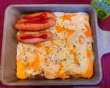【糖質オフ】チーズエッグ焼き【ズボラ飯】作り方5写真