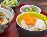 新玉ねぎで肉じゃが 鶏と昆布だし作り方5写真