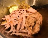 かぼちゃクリームのツナハムサラダ作り方3写真