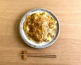 納豆卵オムカレー焼ビーフン作り方6写真