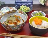 新玉ねぎで肉じゃが 鶏と昆布だし作り方6写真