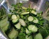 豆苗のごま風味サラダ作り方4写真