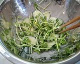 豆苗のごま風味サラダ作り方5写真