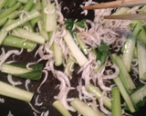 作り置きにも。しらすと小松菜の炒めもの。作り方3写真