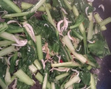 作り置きにも。しらすと小松菜の炒めもの。作り方5写真