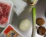簡単！すき焼き丼作り方1写真