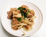 鶏肉ともやしの甘辛ごま炒め作り方5写真