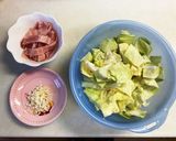簡単♫春キャベツとベーコンのパスタ♫作り方1写真