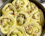 枝豆チーズベーコンのちぎりパン作り方7写真