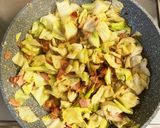 簡単♫春キャベツとベーコンのパスタ♫作り方4写真