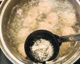 ふわふわ肉団子スープ・中華スープ作り方3写真