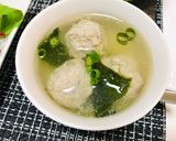 ふわふわ肉団子スープ・中華スープ作り方5写真