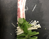 ニラとインゲンとエノキの豚シソ巻き　作り方5写真