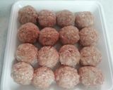 うまみぎゅっと。シンプルでおいしい肉団子作り方3写真