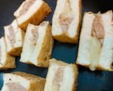 カリじゅわ〜！「ツナチーズの厚揚げ挟み」作り方4写真