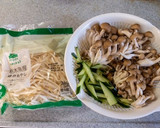 しめじと胡瓜ともやしの超簡単常備菜作り方1写真